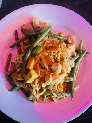 Monsoon Tofu (subbed rice noodles for rice)  at Lemon Grass Fusion Bistro in Columbus