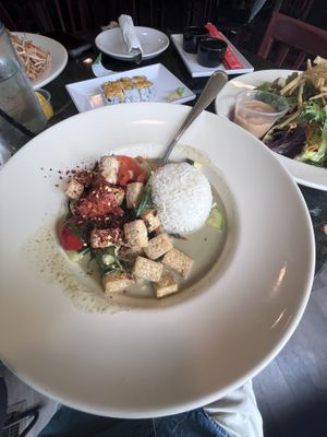 zuchini tofu and spicy avocado roll😄 at Lemon Grass Fusion Bistro in Columbus