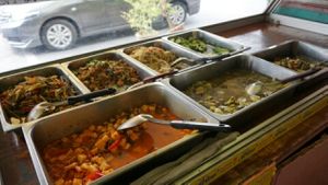 Buffet at Vegetarian in Ayutthaya