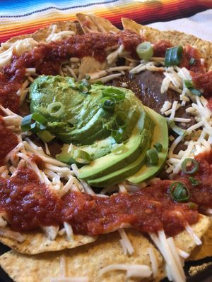 Nachos at Montezuma's in Coolangatta