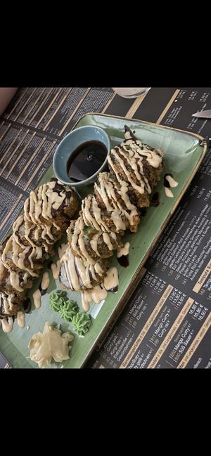 Veganes Tempura Sushi  at MIU MIU in Achern