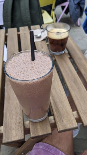 Chocolate milkshake at Copperhouse Chocolate in North London
