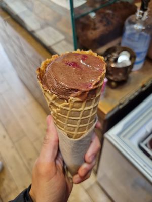 Chocolate Raspberry Ripple at Copperhouse Chocolate in North London