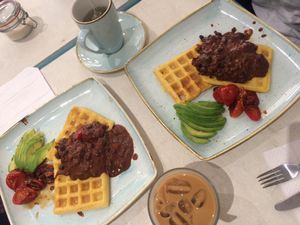 lunch!  at Copperhouse Chocolate in North London