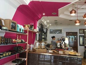 Inside  at Copperhouse Chocolate in North London