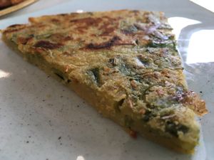 Chickpea slice  at Copperhouse Chocolate in North London