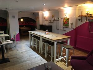 Downstairs  at Copperhouse Chocolate in North London