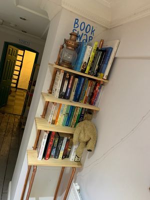 Book swap  at Copperhouse Chocolate in North London