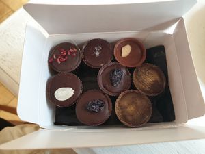 Nut butter cups😍 at Copperhouse Chocolate in North London