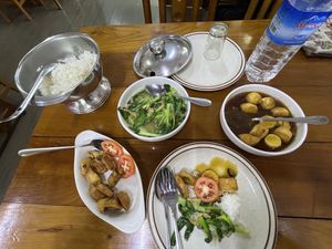   at Lanmadaw Vegetarian Restaurant in Yangon