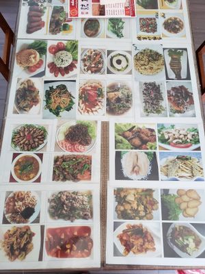 menu at Lanmadaw Vegetarian Restaurant in Yangon