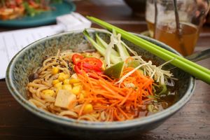miso ramen at Pastva in Prague