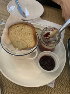 Mushroom pate. I don’t recommend  at Pastva in Prague