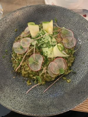 Green risotto! It was okay ☺️  at Pastva in Prague