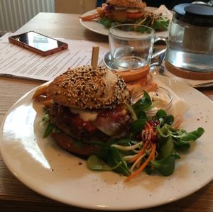 southamerican burger at Pastva in Prague