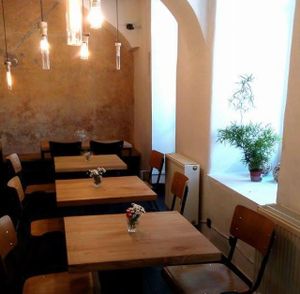 Inside at Pastva in Prague