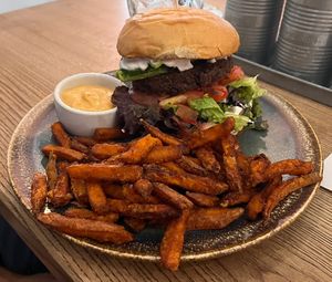 Burger  at Pastva in Prague