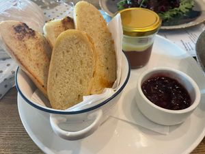 Mushroom pate at Pastva in Prague