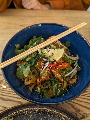 Udon Nudel Gericht at Pastva in Prague