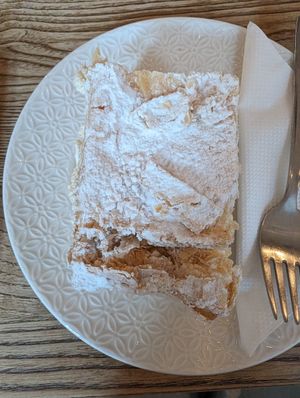 Kremes from the top at Pastva in Prague