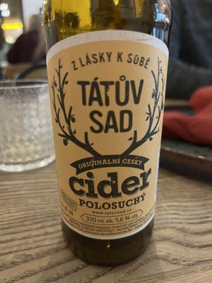 Cider   at Pastva in Prague