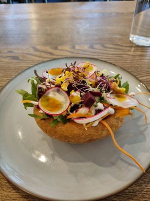 Langos at Pastva in Prague