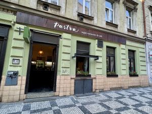 Facade  at Pastva in Prague