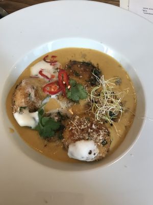 Absolutly gorgeous soup! It tasted really good! at Pastva in Prague