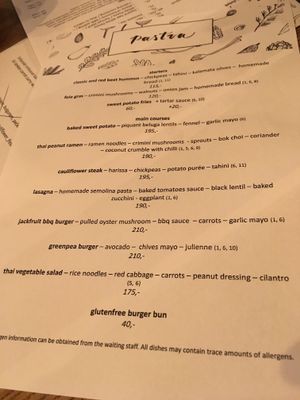 What can you eat ? at Pastva in Prague