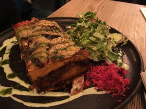 Lasagna at Pastva in Prague