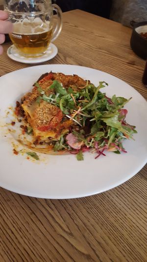 Lasagne at Pastva in Prague