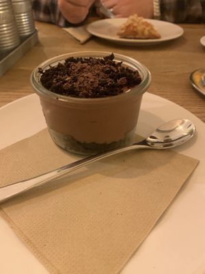 Chocolate moose at Pastva in Prague