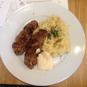 nomeat loaf at Pastva in Prague