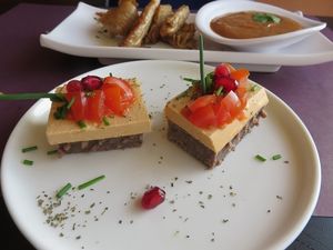 onion bread with smoked 'cheeze' (2016) at Markies de Salade in Deurle