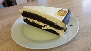 chocolate and nuts cake at Goodies Berlin - Kreuzberg  in Berlin