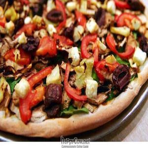 Primavera pizza at Plush Pizza in Hawthorn