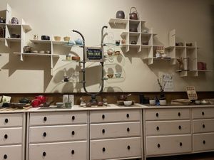 Inside  at Caj Chai Teahouse in Barcelona