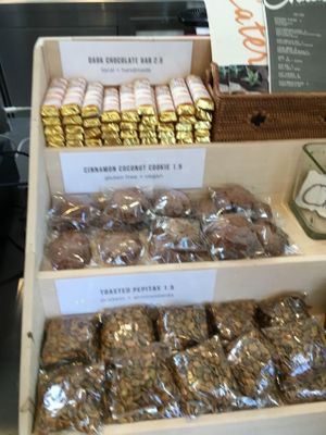 vegan gluten-free cookies etc by the register at Chaia - Georgetown in Washington