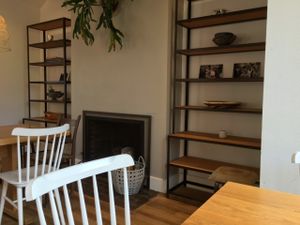 Cozy area for seating upstairs at Chaia - Georgetown in Washington