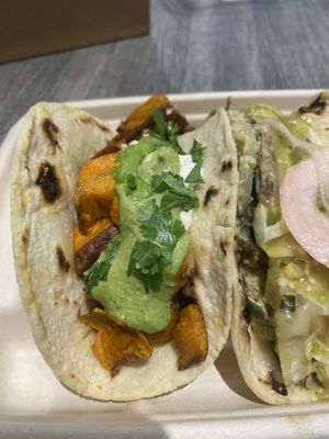 Chipotle sweet potato hash  at Chaia - Georgetown in Washington