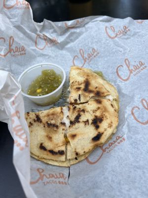 quesadilla!   at Chaia - Georgetown in Washington