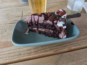 Chocoladecake at De KleinKeuken in Kortrijk