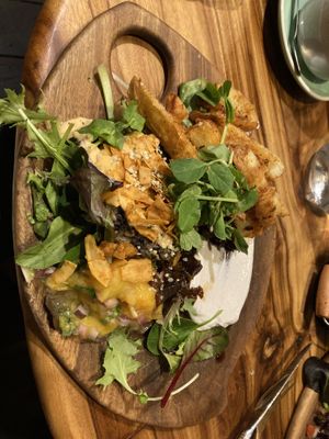 Hemp and black bean naked burgers  at Elixiba in Maroochydore