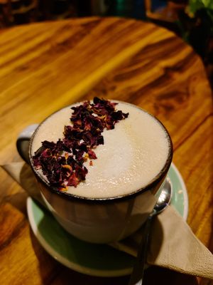 Moontime: warm sweet rose and maca at Elixiba in Maroochydore