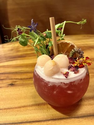 Garden of Eden Cocktail  at Elixiba in Maroochydore