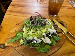 Enchiladas with added avocado and home-made cola #Veganuary at Elixiba in Maroochydore