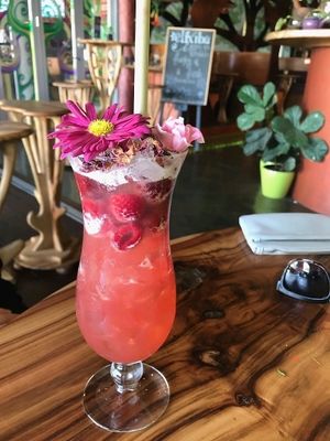 rosey posey cocktail at Elixiba in Maroochydore