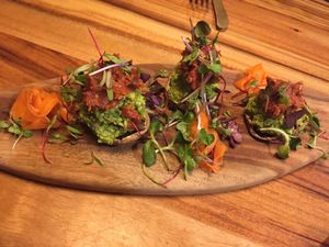 Tea mushroom starter at Elixiba in Maroochydore