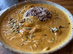 The “Enchanted Thai Curry” … just as deliciously spiced and perfectly creamy as I remembered. Has to be my most favourite menu itemm #Veganuary at Elixiba in Maroochydore