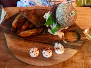 burger at Elixiba at Elixiba in Maroochydore